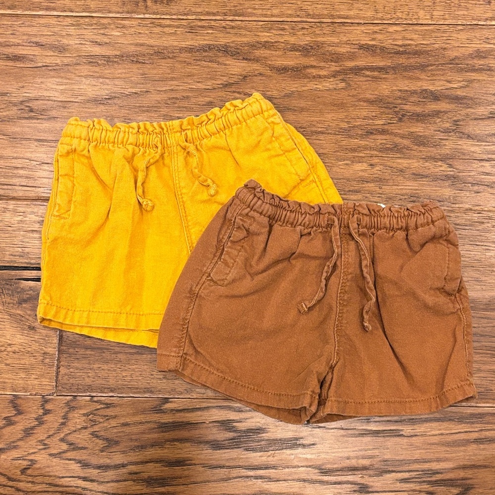 Old Navy Kids' Mustard and Chestnut Shorts